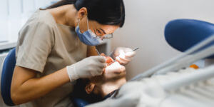 Dental Doctor Treating Orthodontic Issues